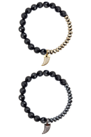 BRIDGETTE onyx Bracelet by NICOLE LEIGH Jewelry