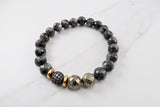 LIZA pyrite Bracelet by NICOLE LEIGH Jewelry