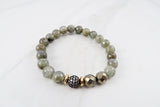 LIZA pyrite Bracelet by NICOLE LEIGH Jewelry